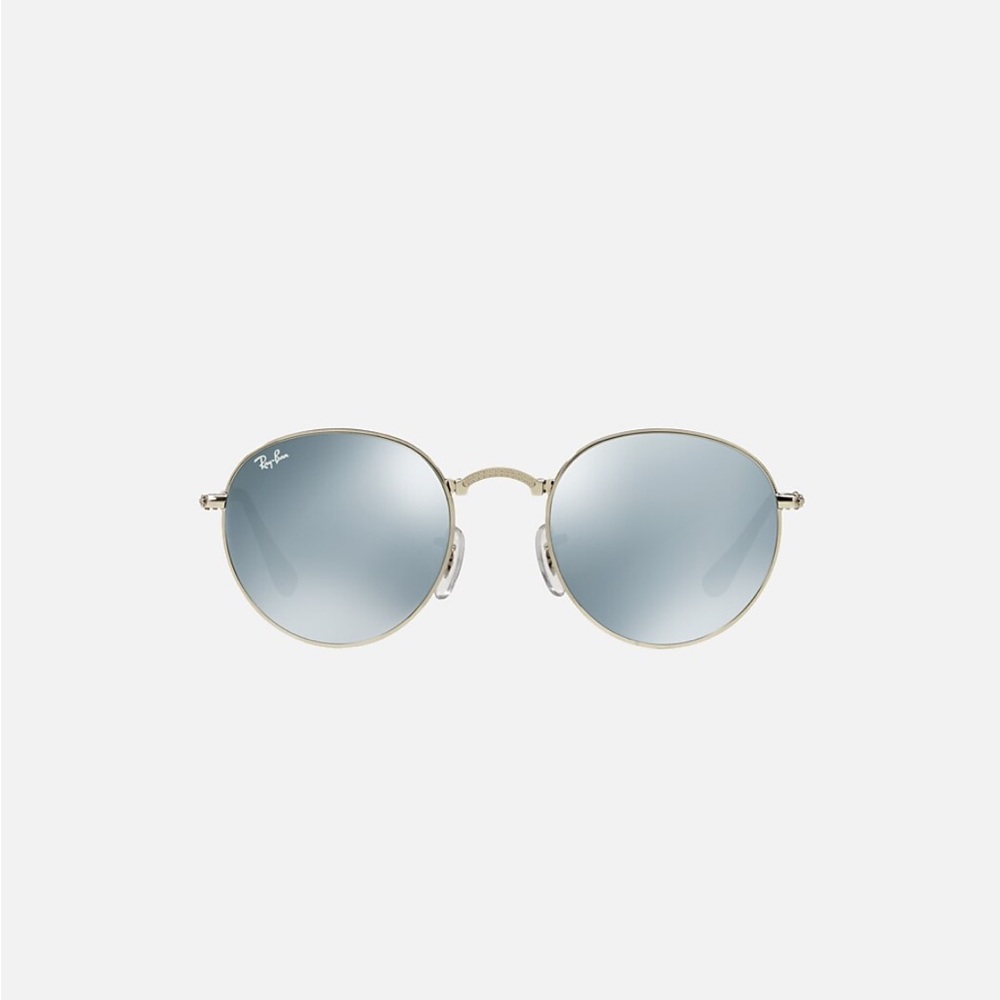RAY-BAN ROUND METAL FOLDING, like new, worn once!